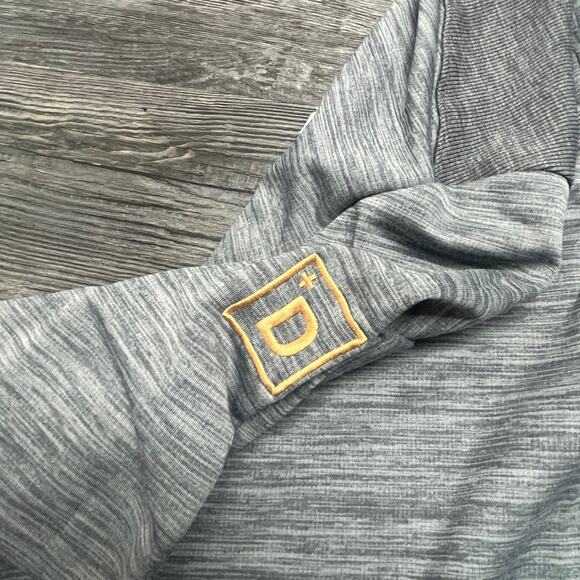 KJUS Liam Tech Wool Half-Zip Steel Grey Melange Mens M Performance Sweatshirt - Picture 5 of 8